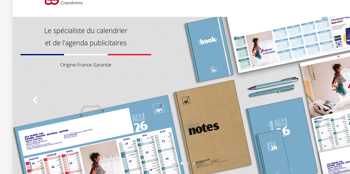 Aperçu Calendriers Bouchut-Grandrémy