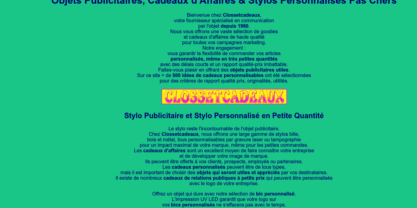 Aperçu Clossetcadeaux