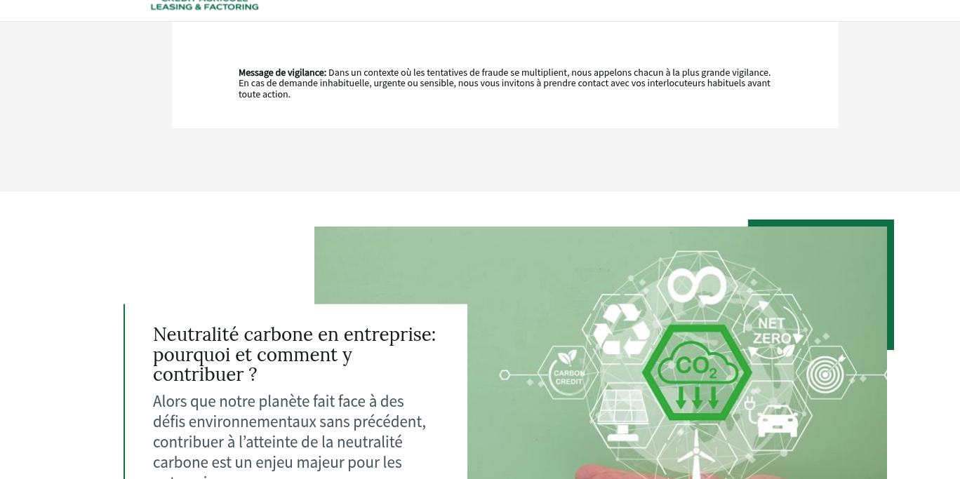 Aperçu Crédit Agricole Leasing & Factoring