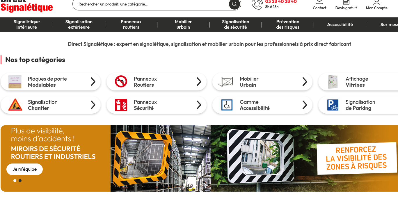 Aperçu Direct Signalétique