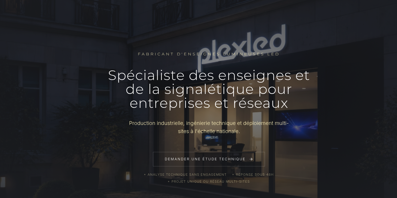 Aperçu PLEXLED