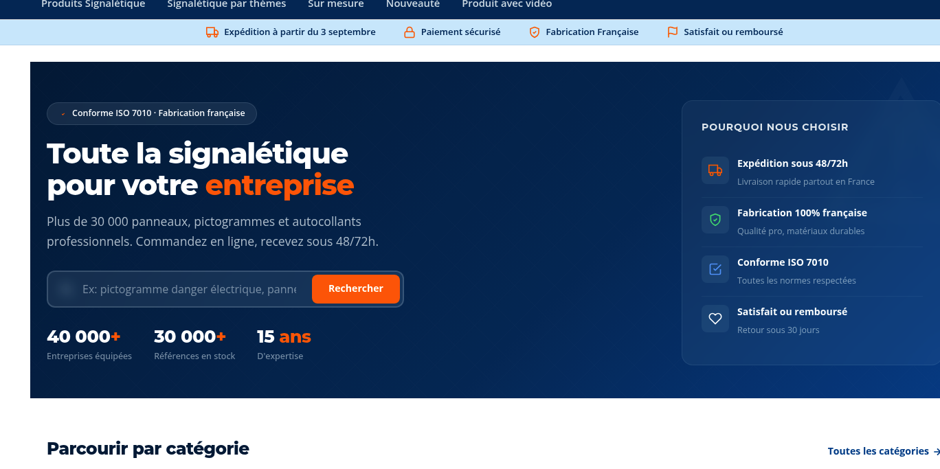 Aperçu Signalétique Pro