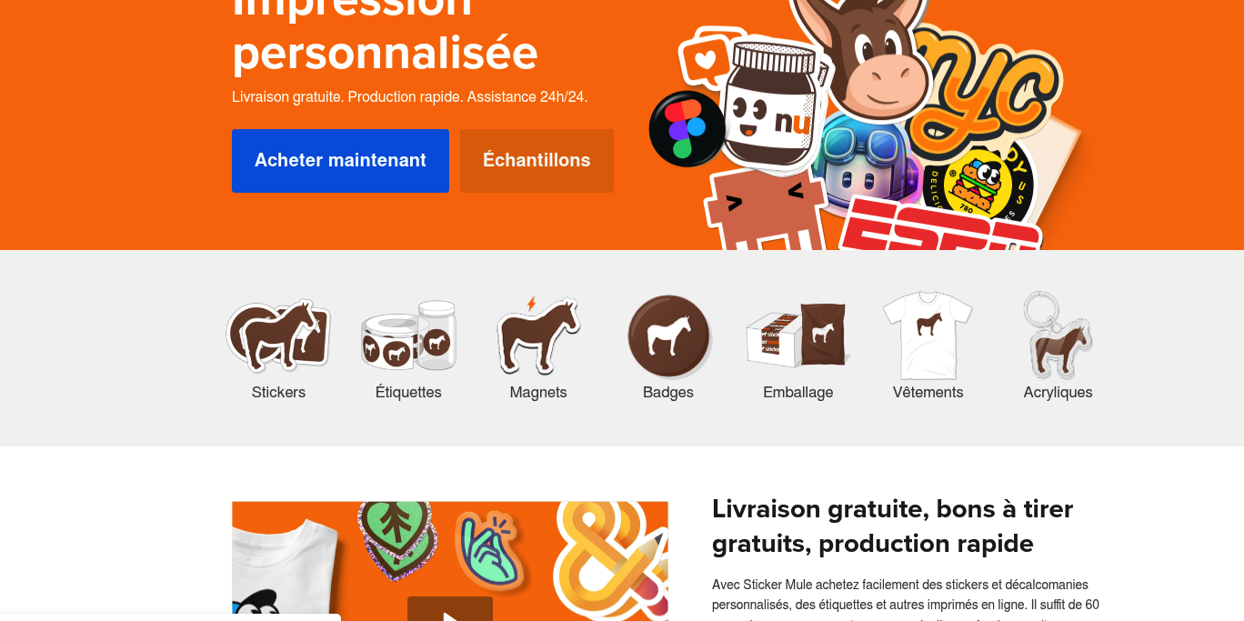 Aperçu Sticker Mule